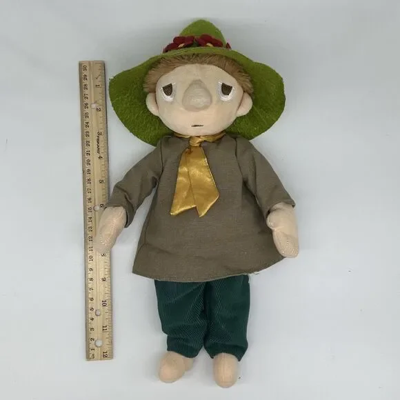 RARE Moomin Snufkin Plush Martinex Teddix TOVE 100 Tove Jannson Red Flower 14" - Picture 8 of 12